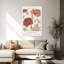 Madrid Flower Market Classic Delicate Elegant Peony Rose Flower Nature Wall Art Print 1 Piece Wrapped Canvas Wall Art-574135777