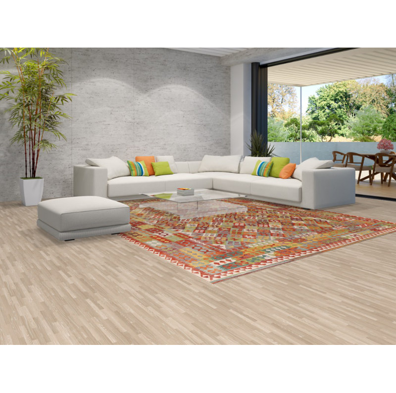 Kilim Reversible Wool Area Rug 10x13