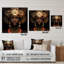 Exquiste, femme africaine, art mural acrylique-1263226597