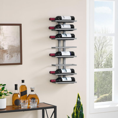 8 Tier Wall Mount Wine Rack by Ebern Designs
