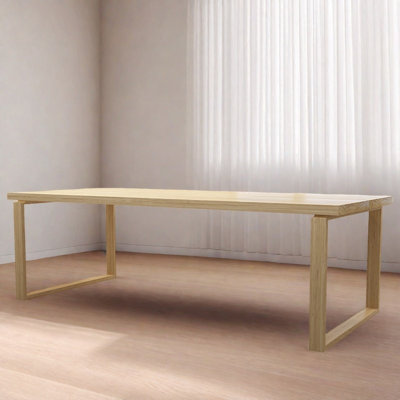 Nordic style solid wood dining table
