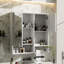 Armoire à pharmacie murale moderne avec miroir, 29 po x 28 po, rangement mural pour salle de bain, économiseur d'espace au-dessus de la toilette avec barre à serviettes | Idée de cadeau-2141692321