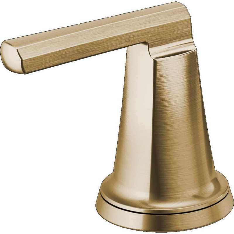 Levoir® Two-Handle Wall Mount Lavatory Faucet, Polished Chrome, Low Lever Handle, 1.5