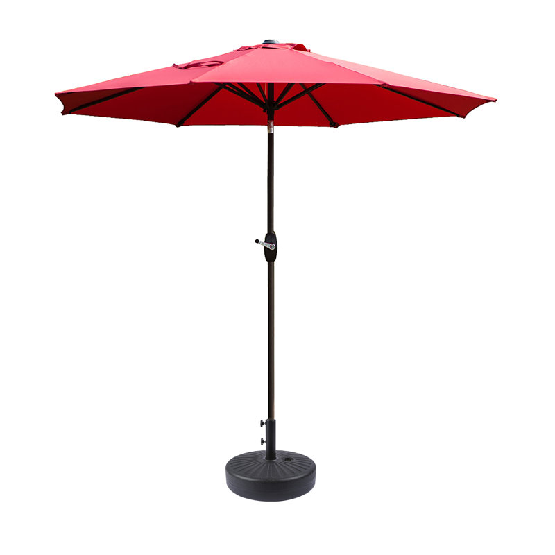 Parasol de marché 108 "Pierpoint, Rouge, Noir