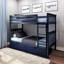 Lit superposé standard en bois massif Absecon-1365809349
