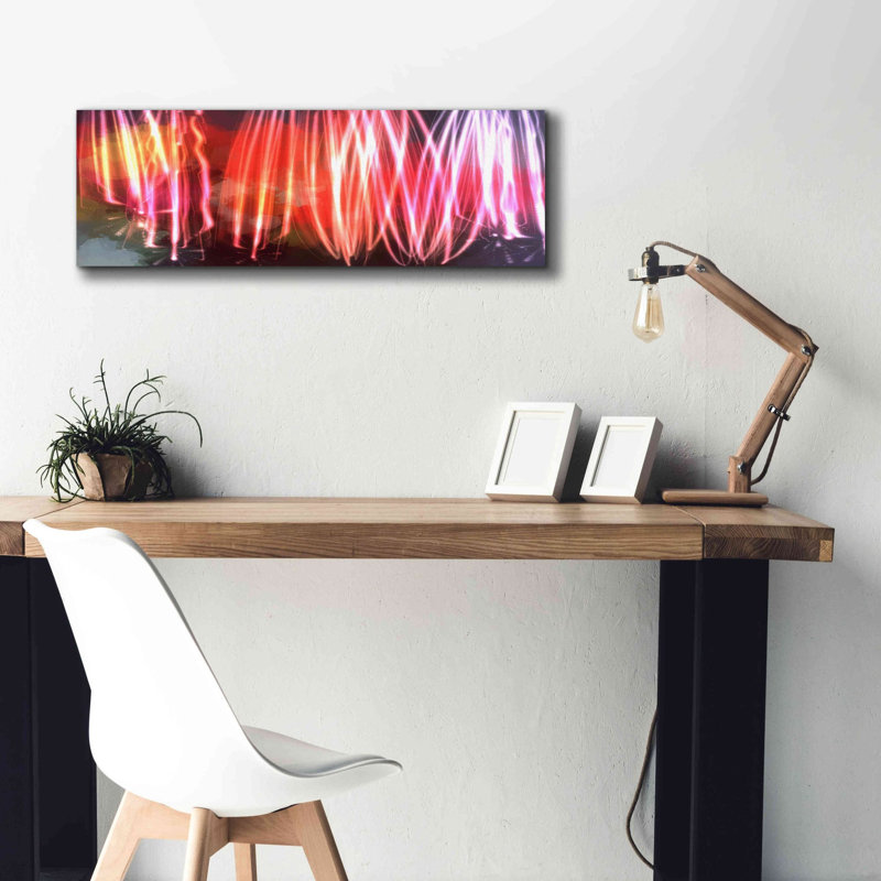 Ivy Bronx «Glow Lines 1» par Irena Orlov, estampe numérique sur toile, 36 x 12 po, H 12 po x l 36 po