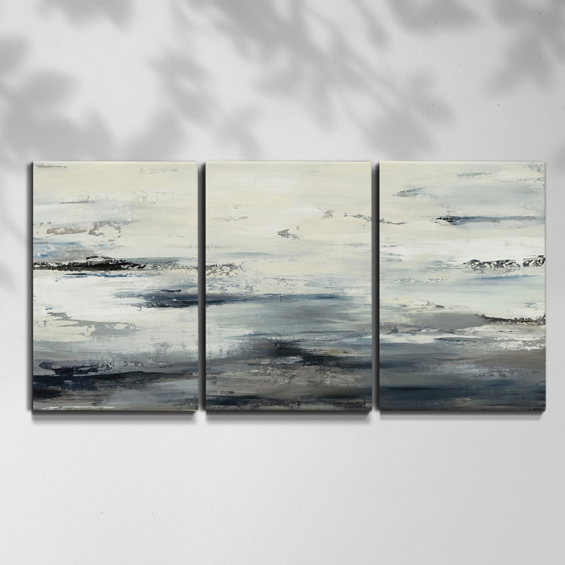 What's Up Gulls - Multi Piece Framed Canvas, H 48 po x l 96 po x P 2 po