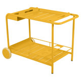 Luxembourg Metal Bar Cart with Wheels