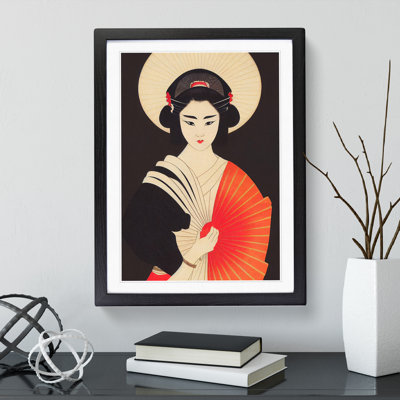 Sculptured Geisha - Single Picture Frame Painting