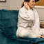Bean Bag Bazaar Dolce Velvet Lounger Bean Bag-1643613781