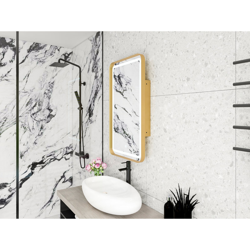 Pharmacie à fixation murale Golden Golden, H 4,61 po x l 20,28 po x P 34,25 po