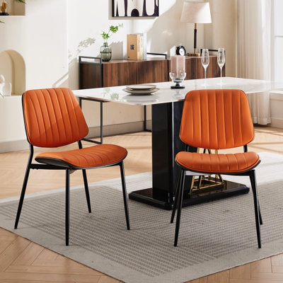 2 chaises de salle à manger Mid Century