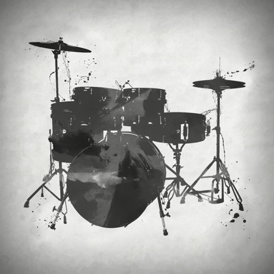 Drum - Wrapped Canvas Painting
