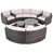 Coussin beige / structure brune est en rupture de stock