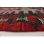 Tapis noir / gris / vert en laine fait à la main de conception unique 5 pi 4 po x 10 pi Kilim