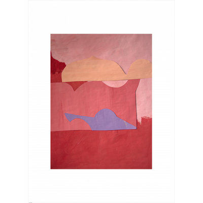 Abstract Sunset Shapes by Cyrille Gulassa — Abstract Wall Art