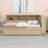 Wood Daybed With Storage Shelves And Trundle