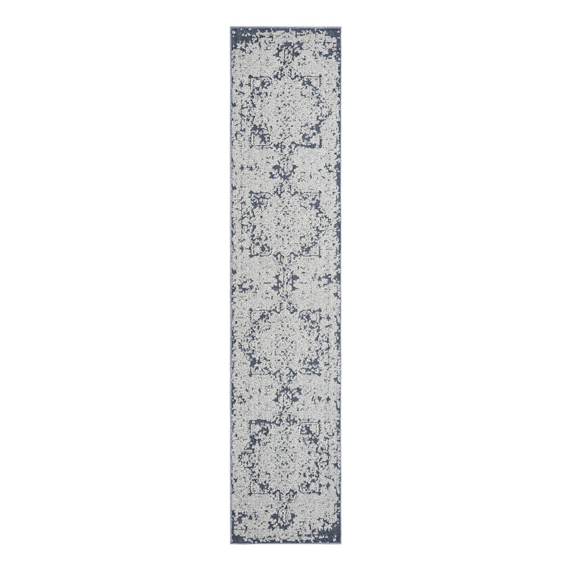 Indoor/Outdoor Traditional Area Rug, Runner 2'7" x 12'