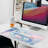 4-in-1 Large Gaming Support Mousepad Set,Blue Marble