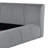 Upholstered Platform Bed Grey-2079790169