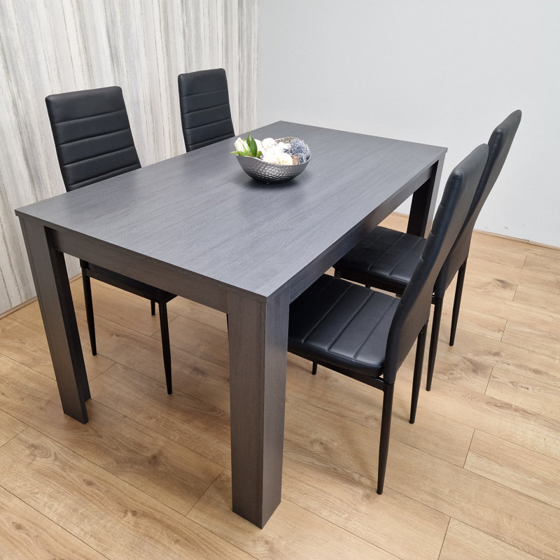 Mickelena 4 - Person Dining Set, 75"H x 117"L x 77"W