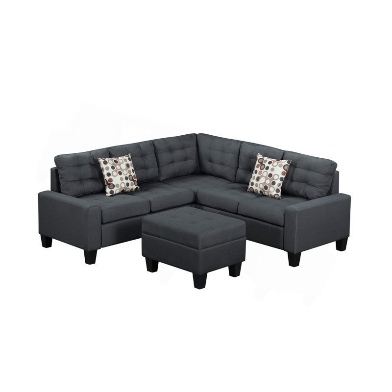 Canapé modulaire 6 pièces, gris