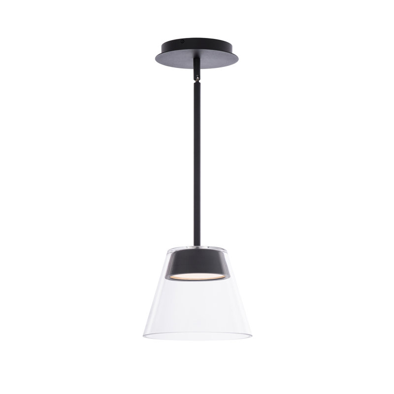 Chandra 1 - Light LED Pendant, Black