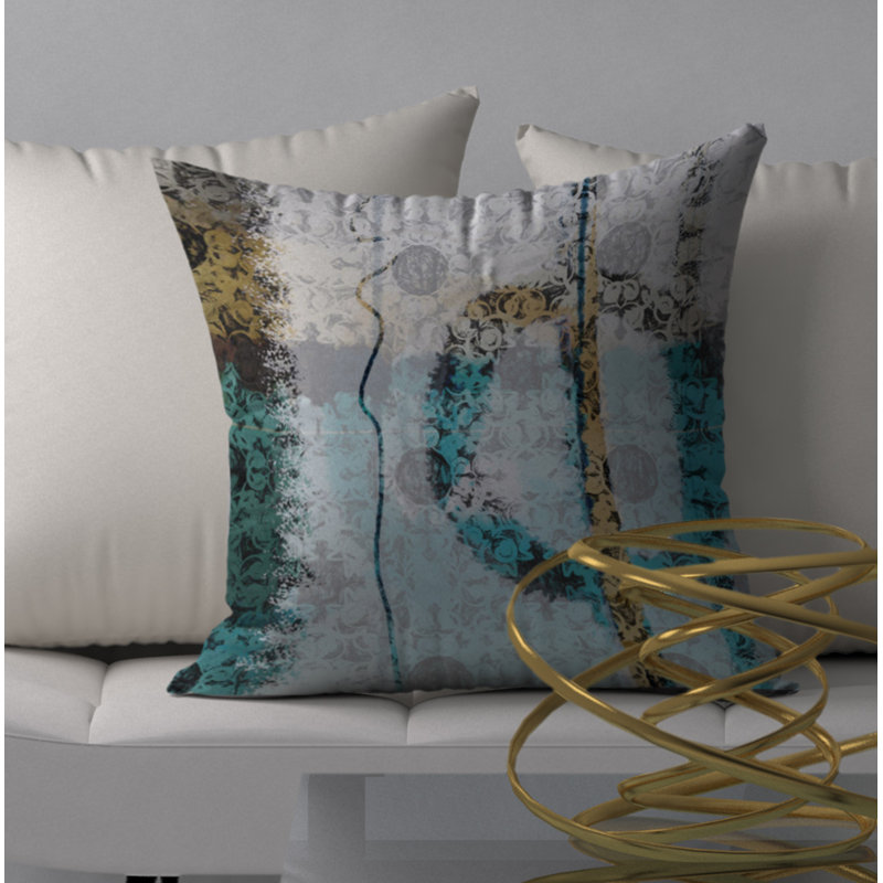 Housse de coussin carrée douce Coy, 18 po x 18 po