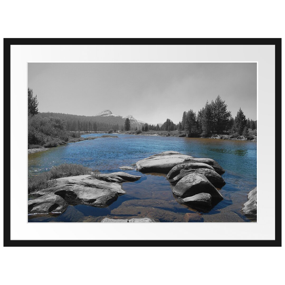 Gerahmtes Poster Tuolumne River Yosemite