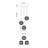 Marni 3 - Light LED Cluster Pendant-63492194