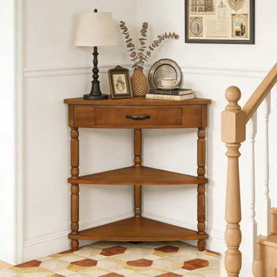 33.8'' Small Triangle Corner Table
