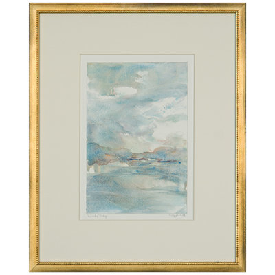Windy Day Print by Daughdrill