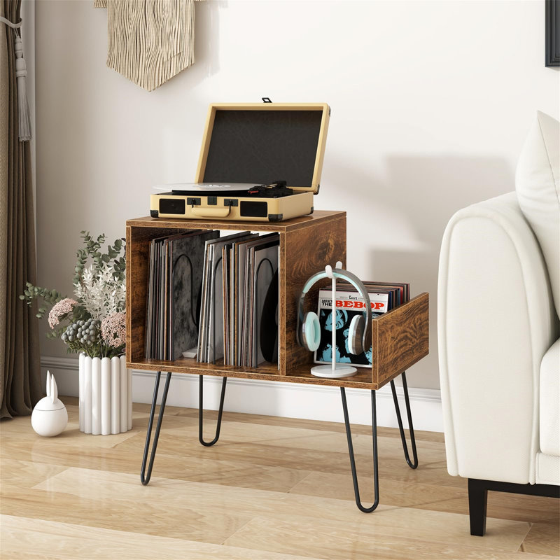 67cm H Media Shelves, Brown