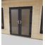 Powersheds Apex 8 x 18ft Chalet Log Cabin, Doors to the Right - 44mm