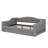 Full XL Daybed Incorporating Built-In LED Lighting And A Retractable Trundle-643307249