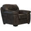 Fauteuil club en similicuir avec repose-pieds Adreena