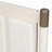 Solid Wood King Bed, Upholstered Headboard With Metal Handles-1006693193