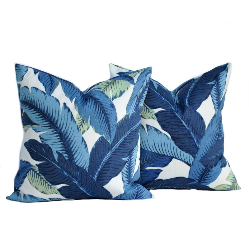  Housse de coussin intérieure / extérieure en polyester, 17,5 po x 17,5 po
