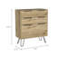 Commode 3 tiroirs Chêne clair