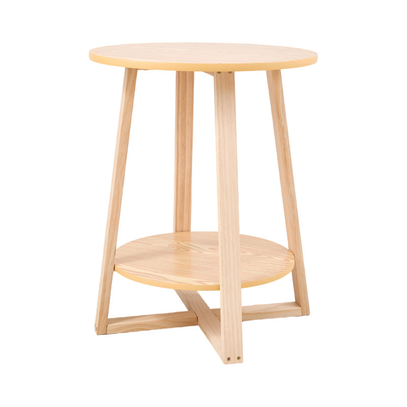 Tray Top Cross Legs End Table