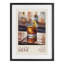 Sazerac sur une surface réfléchissante, reproduction encadrée sous verre, design par Andreas Magnusson-2009161383-2009161381