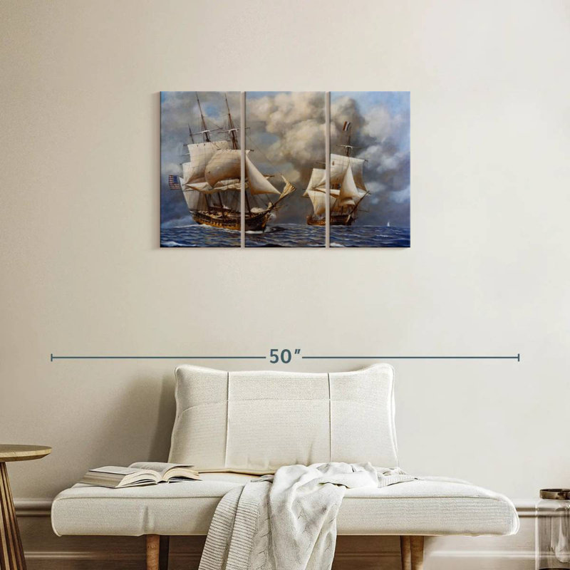 Mehar Naval Battle, 20" H x 33" W