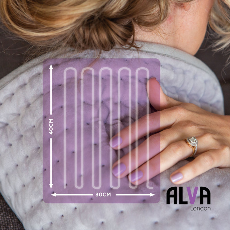 Alva London - Electric Heating Pad 30x40cm - Therapeutic Relief