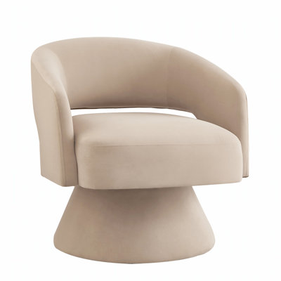 Fauteuil demi-tonneau pivotant de 27,5 po Nevile