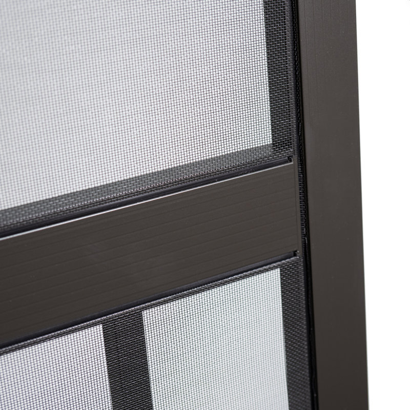 Porte moustiquaire en aluminium Westmore, Bronze