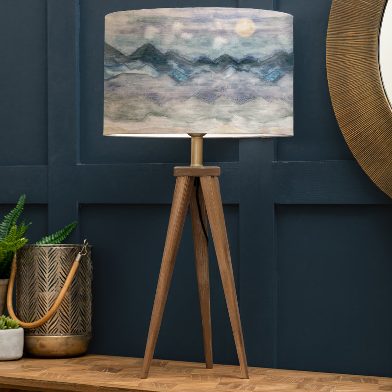 Aratus Wood Tripod Lamp