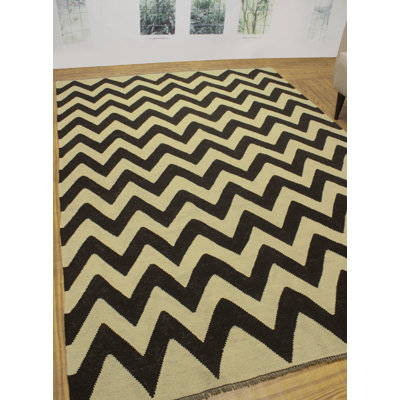 Ames Wool Chevron Indoor Rug