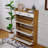 Two Drawers, Three-Fold Doors, Large Storage Shoe Cabinet, White-563239252