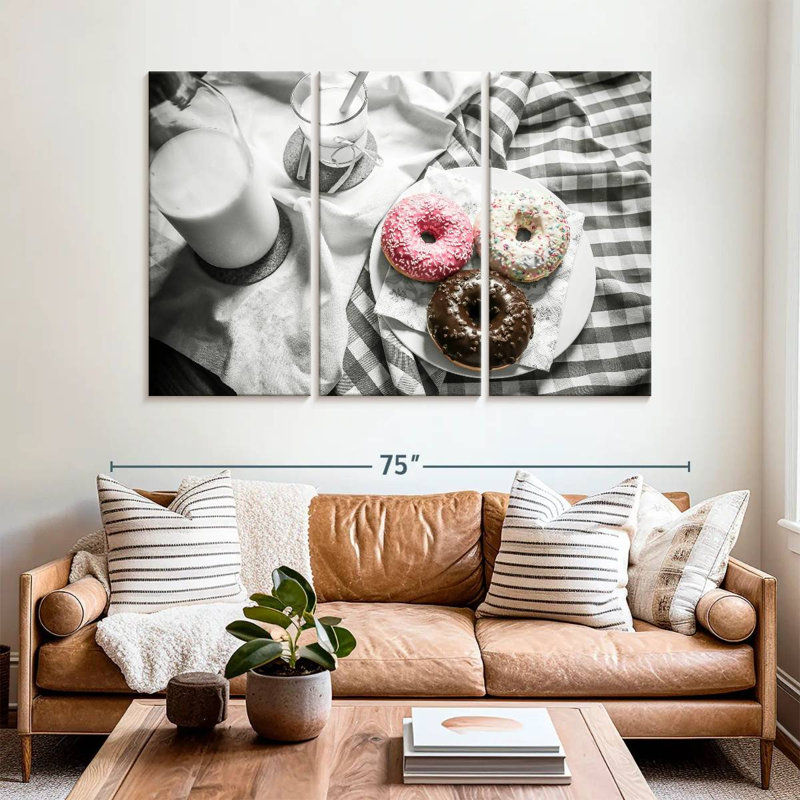 Yarlin Doughnuts, 42" H x 65" W