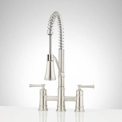 Robinet de cuisine Beasley Bridge avec bec rétractable